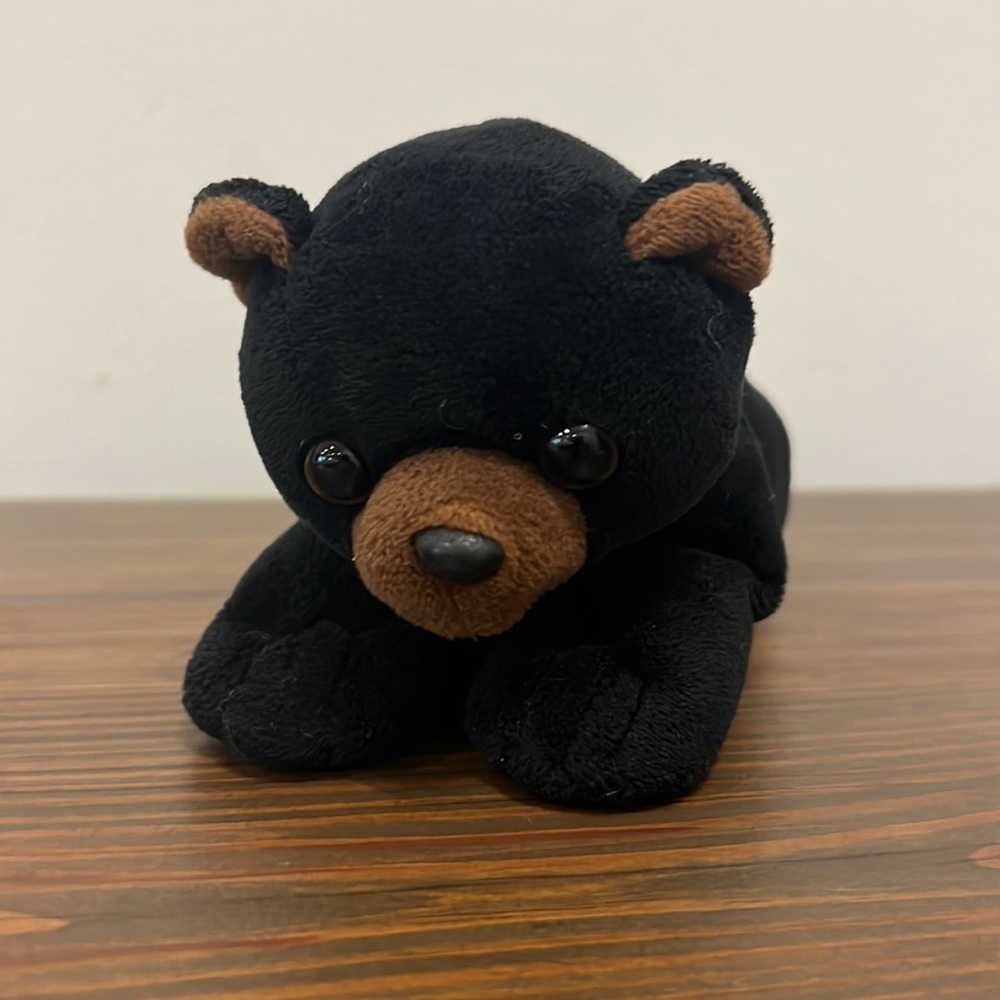 Unipak Designs Teddy Bear Plush Stuffed Animal Toy Black 8" 2011